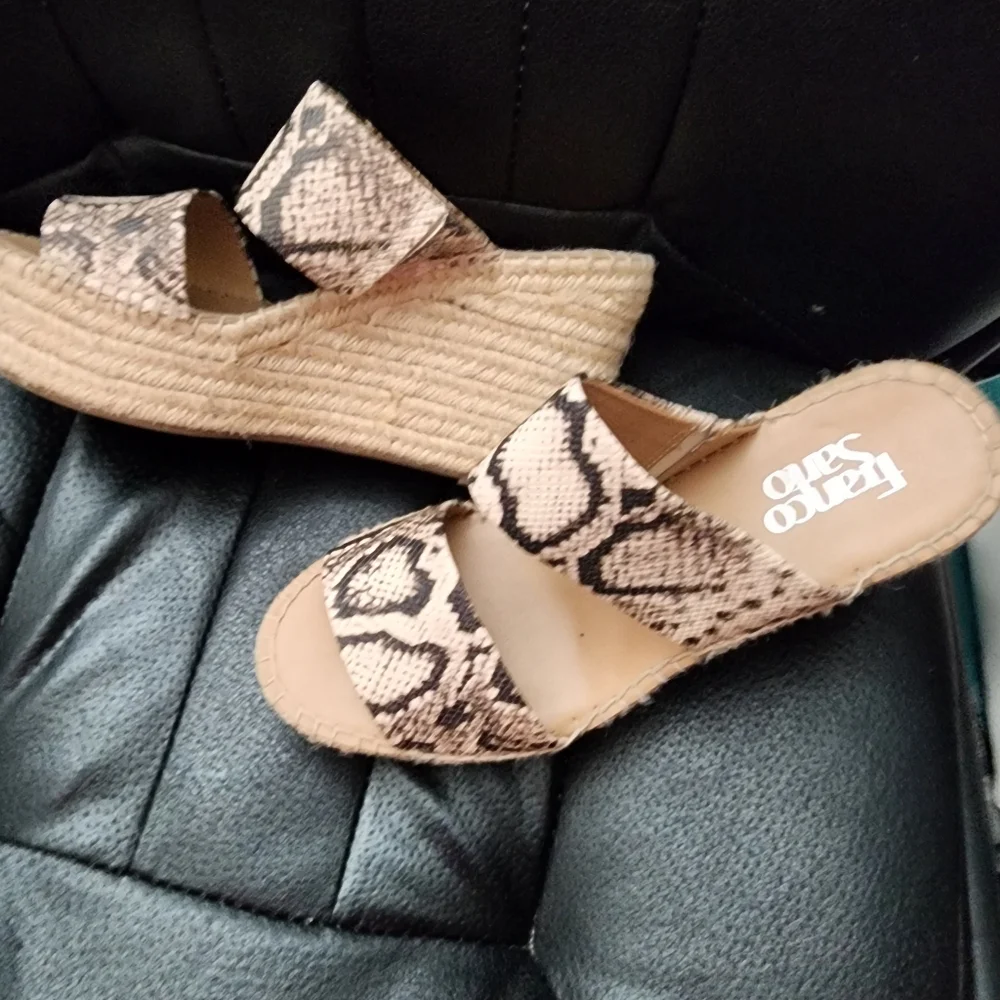 Espadrille Wedge Sandals - Picture 1 of 3